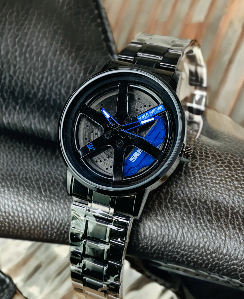 Wheel Watch Rotation Wheel Sports Car Rim Luxury Men's Watch