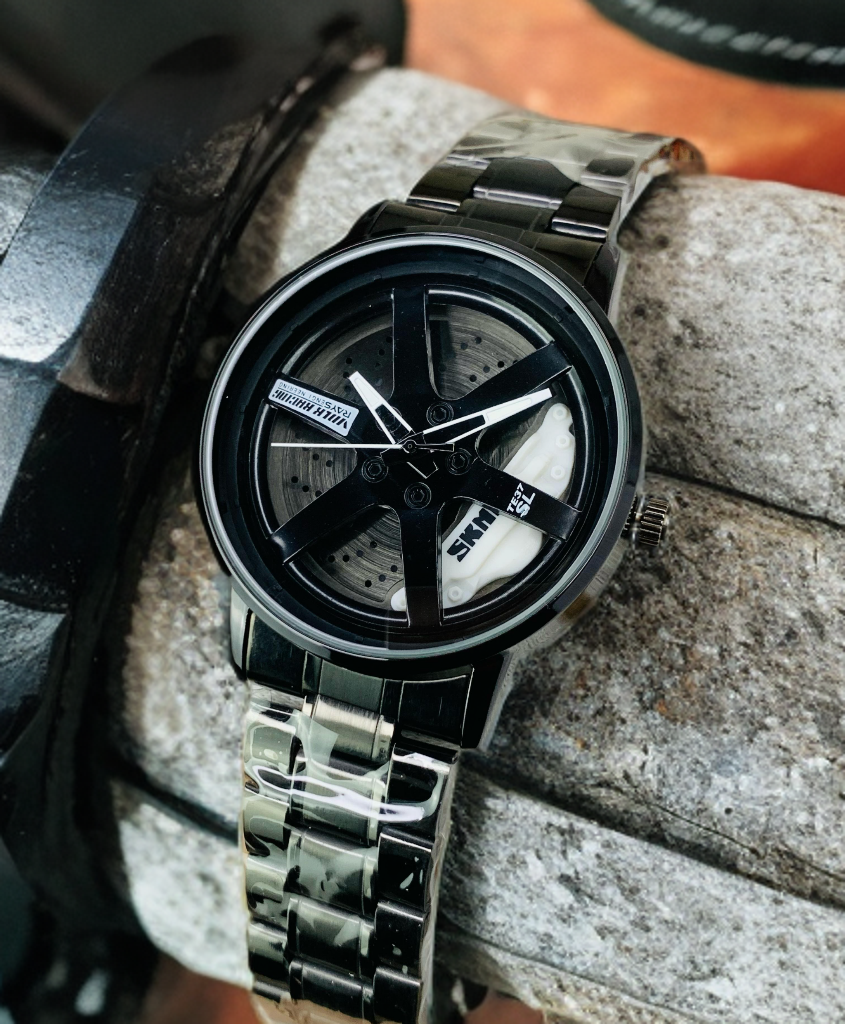 Wheel Watch Rotation Wheel Sports Car Rim Luxury Men's Watch